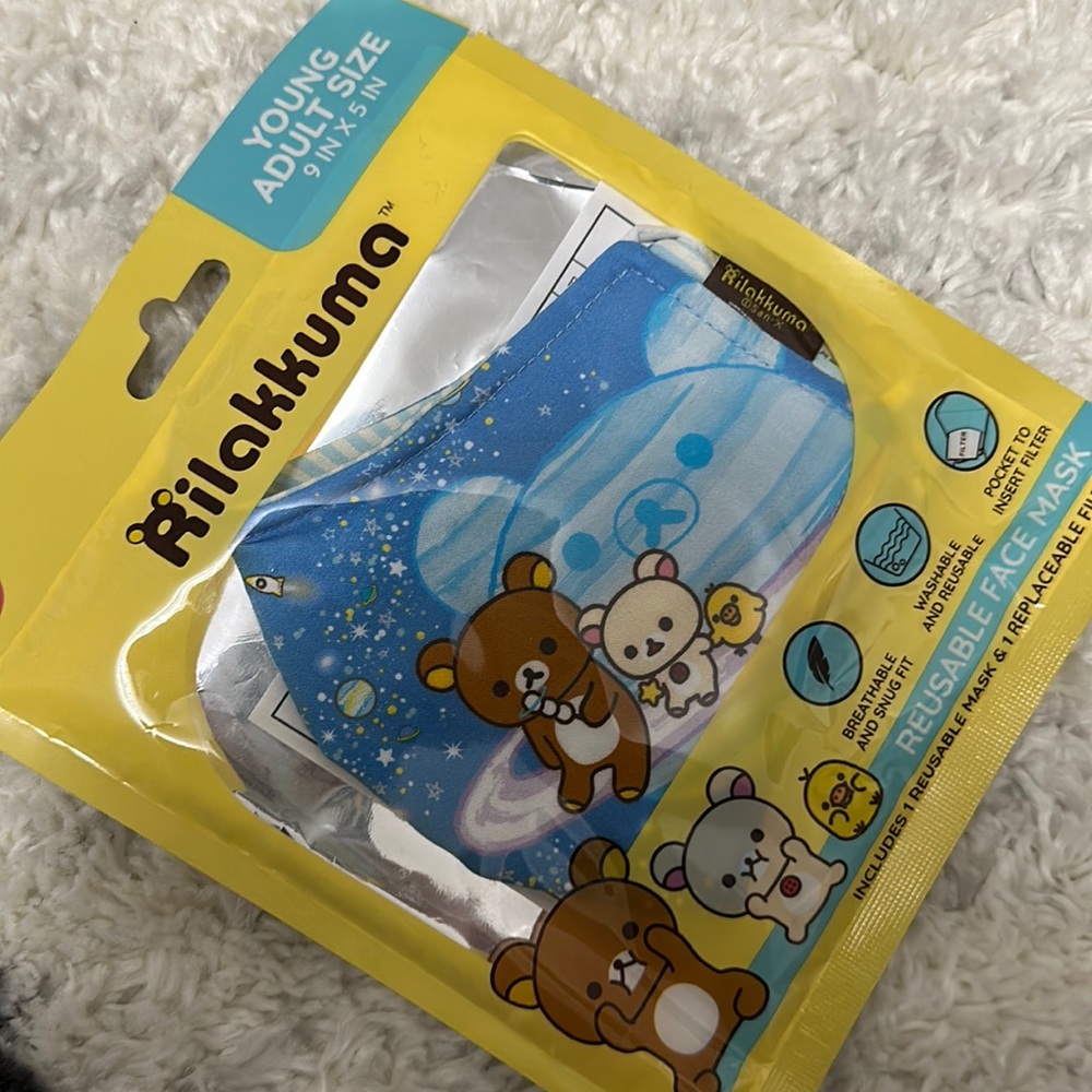Rilakkuma Reusable Adult Face Mask